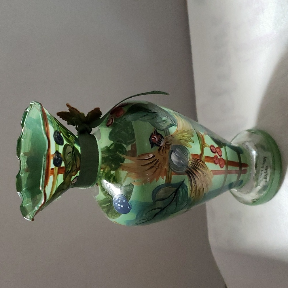 Beautiful Retired "Beloved Country" Hand painted vase by Tracy Porter